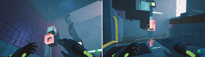 Now use the upper panel to rotate the head clockwise - QUBE 2 - Chapter 7 - The Edge - Walkthrough - Q.U.B.E. 2 Game Guide