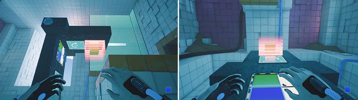 Once again, hold the green cube using a magnet and move the wall horizontally - QUBE 2 - Chapter 7 - The Edge - Walkthrough - Q.U.B.E. 2 Game Guide