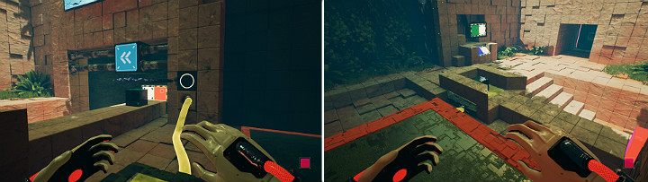 Delete the orange cube then release it again - QUBE 2 - Chapter 8 - The Fall of Man - Walkthrough - Q.U.B.E. 2 Game Guide