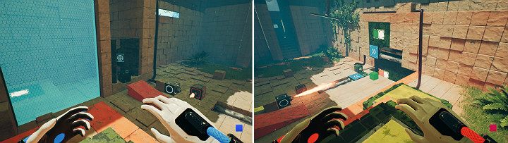 The green cube will open the door - QUBE 2 - Chapter 8 - The Fall of Man - Walkthrough - Q.U.B.E. 2 Game Guide