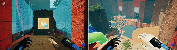 Activate the computer and jump down - QUBE 2 - Chapter 9 - Memories of God - Walkthrough - Q.U.B.E. 2 Game Guide