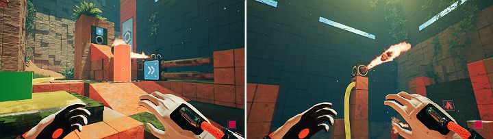 When the sphere goes up in flames, quickly delete the orange cube - QUBE 2 - Chapter 9 - Memories of God - Walkthrough - Q.U.B.E. 2 Game Guide