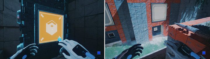 Activate the computer, return to the main area, jump to the higher level and proceed to the final door which is found on the lower level on the right side - QUBE 2 - Chapter 10 - Uncomfortable Truths - Walkthrough - Q.U.B.E. 2 Game Guide