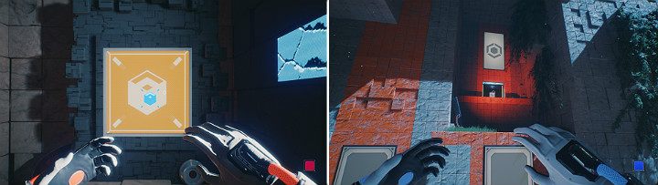 Activate the computer, enter the main area and proceed to the uppermost door - QUBE 2 - Chapter 10 - Uncomfortable Truths - Walkthrough - Q.U.B.E. 2 Game Guide