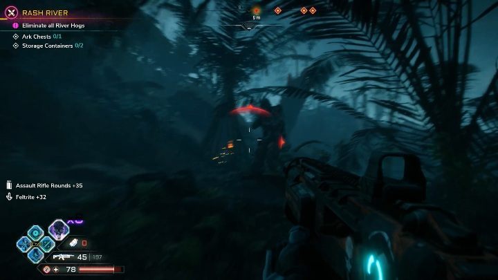 Here, you will find 1 Ark chest and 2 containers - Bandit Dens in The Wilds - Rage 2 - Bandit Dens - Rage 2 Guide