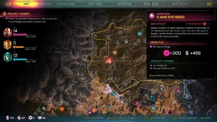 D and Ds Hood is a Crusher Nest located in the eastern part of The Wilds - Mutie Nests - D and Ds Hood - Rage 2 - Mutie Nests - Rage 2 Guide