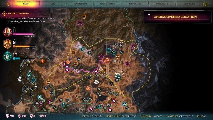 The ark is located in the central part of the site, to the east of the city - Arks in Torn Plains - Side activities in Rage 2 - Arks - Rage 2 Guide