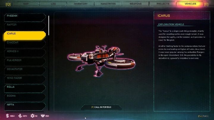 In the game, you will encounter vehicles such as BG Burger Storm Chaser, Booma, Devastator, Dumper Truck, Hover Boat, Icarus, Kola Kong Conquest, Loquacious Wanderer, Monster Truck, Nippa, Phoenix, Pulverizer, Raptor, Rolla, Wind Razor, and Wind Razor - The best cars available in the Rage 2 game? - Vehicles - Rage 2 Guide