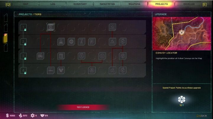 Loosum Hagar has as many as 18 upgrades - Projects of Loosum Hagar in Rage 2 - Projects - Rage 2 Guide