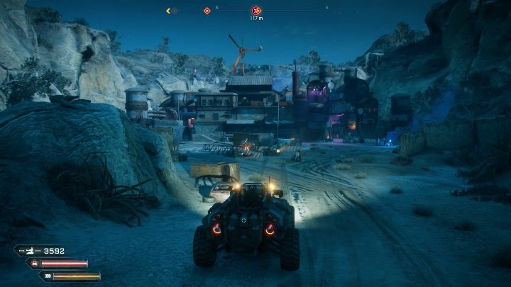 There are 4 bandit dens in this region - Twisting Canyons Map | Rage 2 - World Atlas - Rage 2 Guide