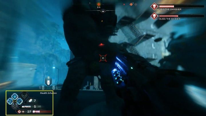 The healing bar is in the lower left corner of the screen - How to heal yourself in Rage 2? - FAQ - Rage 2 Guide