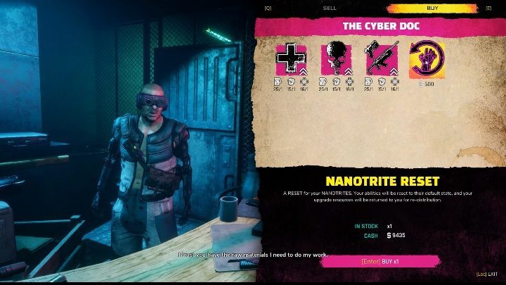 You can reset your skills by paying $500 - How to reset skills in Rage 2? - FAQ - Rage 2 Guide
