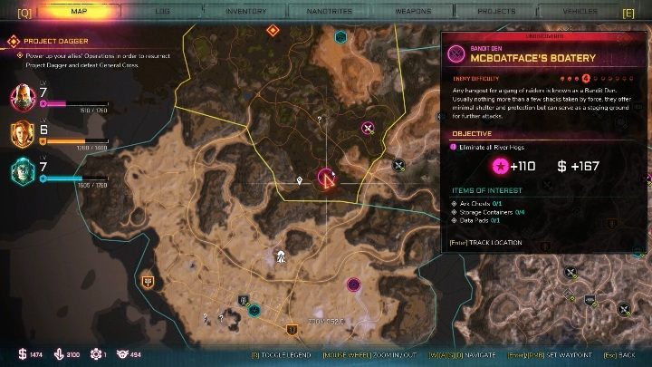 This is a bandits den that you will find in the southern part of the location - Bandit Dens in Sekreto Wetlands - Rage 2 - Bandit Dens - Rage 2 Guide