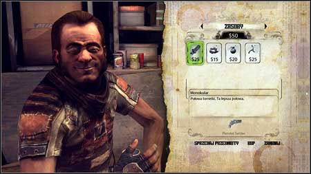 Before you talk to the man, you can visit Halek who runs the shop or complete the side mission given by Loosum - Quell the Bandit Threat - p. 2 | Main missions - Main missions - Rage Game Guide & Walkthrough