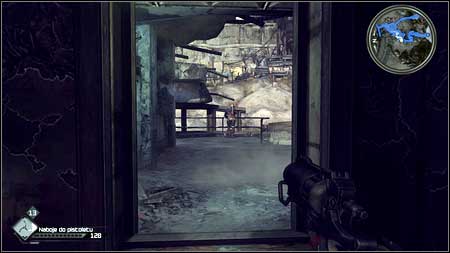 A narrow path between rubbles will lead you to the place where two first opponents are stationing - Wheres Juno/Radio Tower Repair | Main missions - Main missions - Rage Game Guide & Walkthrough