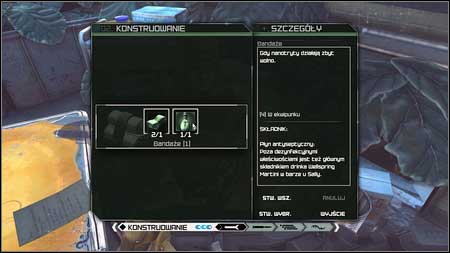 In order to build Bandages press TAB and select Engineering tab - Wheres Juno/Radio Tower Repair | Main missions - Main missions - Rage Game Guide & Walkthrough