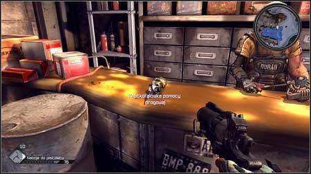 Talk to him and then pick up the Tow Truck Radio from the desk - The Missing Parts/Find the Buggy Parts - p. 2 | Main missions - Main missions - Rage Game Guide & Walkthrough