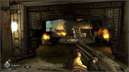 An explosion will unlock a passage leading to the elevator - Destroy the Bomb Caches - p. 1 | Main missions - Main missions - Rage Game Guide & Walkthrough