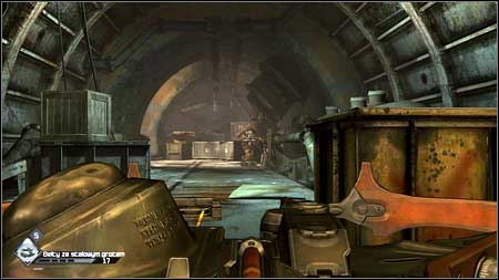 Being downstairs sneak up slowly forward until youll see first Shrouded - Destroy the Bomb Caches - p. 1 | Main missions - Main missions - Rage Game Guide & Walkthrough