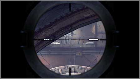 Quickly hide behind the cover and use your Sniper Rifle to kill the machine gun operator - Destroy the Bomb Caches - p. 2 | Main missions - Main missions - Rage Game Guide & Walkthrough