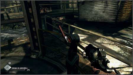 Once you get the Toxin use the switch on the right and get to the platform which goes up - The Wellmaster/Hijacked Well - p. 2 | Main missions - Main missions - Rage Game Guide & Walkthrough