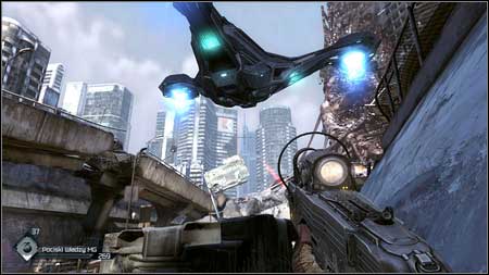 After getting to the very bottom, an Authority dropship will appear, dropping three soldiers - Lost Research Data - p. 1 | Main missions - Main missions - Rage Game Guide & Walkthrough