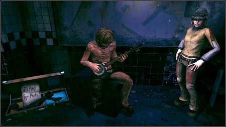 Look also for the man playing a guitar - Foreman Jones/Mutant Expansion - p. 1 | Main missions - Main missions - Rage Game Guide & Walkthrough