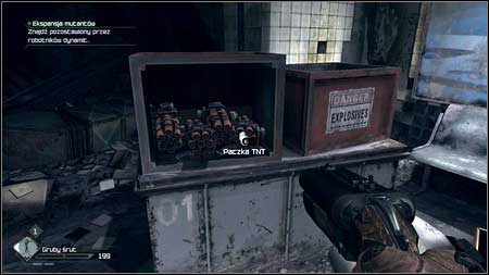 At the end of the corridor youll find ammo and TNT, which is one of the objectives of your current mission - Foreman Jones/Mutant Expansion - p. 1 | Main missions - Main missions - Rage Game Guide & Walkthrough