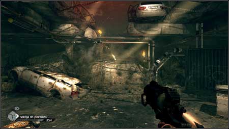 On the other side of the garage a heavy armored soldier will appear - Gearhead Vault - p. 1 | Main missions - Main missions - Rage Game Guide & Walkthrough