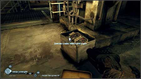 After removing the blockade collect all items in the room and go to the room opposite to the stairs - The Price of Power - p. 1 | Main missions - Main missions - Rage Game Guide & Walkthrough