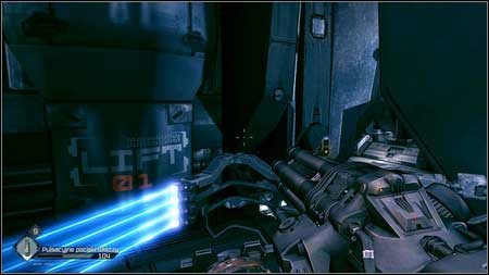 Being on the upper floor move to the blue beam and then quickly turn around and get rid of two Mutants - Assault Capital Prime - p. 2 | Main missions - Main missions - Rage Game Guide & Walkthrough