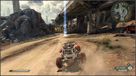 After you accept the challenge youll be moved to the track - Durars Time Trial | Side missions - Side missions - Rage Game Guide & Walkthrough