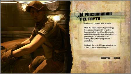 Jacob who sits at the bar in Wellspring will give you the Defibrillator Upgrade, if you bring him 20 Feltrite Crystals - Finding Feltrite | Side missions - Side missions - Rage Game Guide & Walkthrough