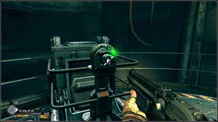 Once the area is clear, move to the platform at the end of the corridor and start the elevator - A Proposition/RC Prototype | Side missions - Side missions - Rage Game Guide & Walkthrough