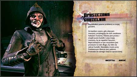 This quest will be offered by a man named Dietrich, who can be found in the room behind Janis Supplies - Abandoned Distillery - p. 1 | Side missions - Side missions - Rage Game Guide & Walkthrough