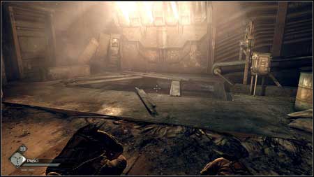 A corridor on the other side will lead you to the room with the hole in the floor - Abandoned Distillery - p. 1 | Side missions - Side missions - Rage Game Guide & Walkthrough