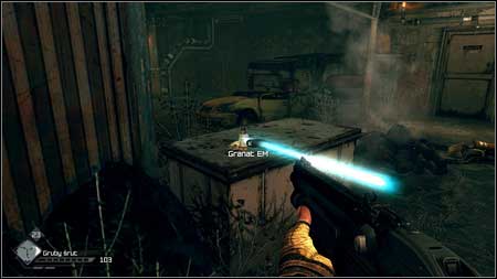 After a moment you should see a defense turret hidden around the corner - Help Wanted | Side missions - Side missions - Rage Game Guide & Walkthrough