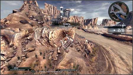 South from his house you should see the high rock - Wasteland - p. 2 | Vehicle jumps - Vehicle jumps - Rage Game Guide & Walkthrough