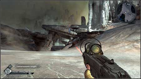 Driving from Subway Town toward the Power Plant stop at the passage under the high rocks and turn around - Eastern Wasteland | Vehicle jumps - Vehicle jumps - Rage Game Guide & Walkthrough