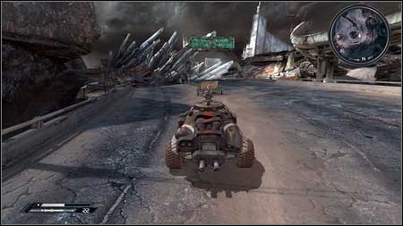 Keep driving towards the Power Plant - Eastern Wasteland | Vehicle jumps - Vehicle jumps - Rage Game Guide & Walkthrough