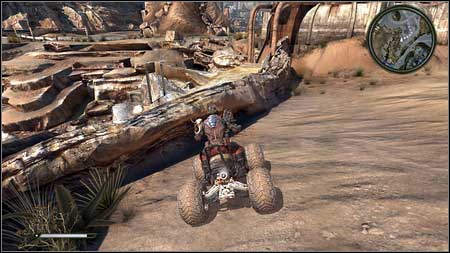 It sticks out from behind the rock on the right side of the peninsula - Field goals | Field goals - Field goals - Rage Game Guide & Walkthrough