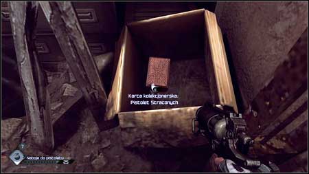 On the left from the closed door you can find a box with the card inside - Wasteland - p. 2 | Collector cards - Collector cards - Rage Game Guide & Walkthrough