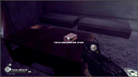 Once you get to the lower floor, turn around 180 degrees and go to the room under the stairs (to the left) - Wasteland - p. 5 | Collector cards - Collector cards - Rage Game Guide & Walkthrough