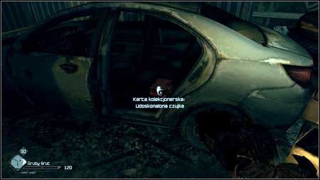 Once he is dead go to the upper floor and examine the nearby white car - Eastern Wasteland - p. 1 | Collector cards - Collector cards - Rage Game Guide & Walkthrough