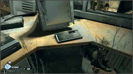 Once you kill them aim at the nearest keyboard in front of the monitor and press E - Doom | Special id rooms - Special id rooms - Rage Game Guide & Walkthrough