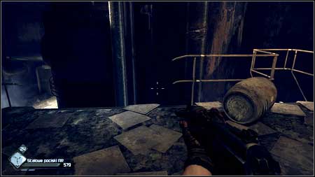 Near the ladder leading to the top of the second container you can see a broken railing - id Software | Special id rooms - Special id rooms - Rage Game Guide & Walkthrough