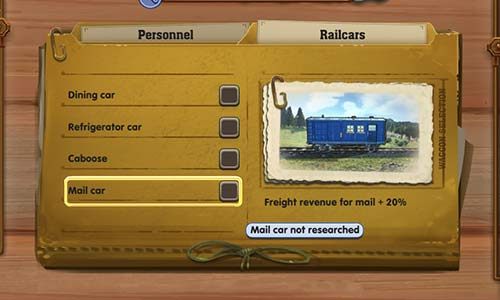 Special railcars can increase your profit from passengers, mail or food products - How to make money in Railway Empire? | Begginers Game Guide - Beginners Game Guide - Railway Empire Game Guide