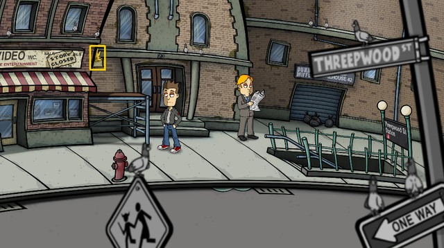 Go near Randals apartment and take a glove from the wall (by using extendible duck-hanger) - Check up on Matt - Day 5 - Monday: Till the magnumatic do us part - Randals Monday - Game Guide and Walkthrough