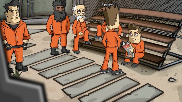 The salesman is supposed to know the password... - Try to get into the library - Day 6 - Monday: You smoke? No thanks Im trying to quit - Randals Monday - Game Guide and Walkthrough