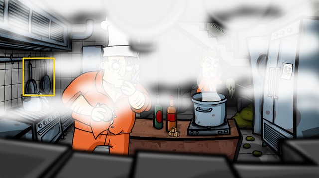 When the kitchen will be full of steam, steal pan and wok, then go to the yard - Get a magazine - Day 6 - Monday: You smoke? No thanks Im trying to quit - Randals Monday - Game Guide and Walkthrough